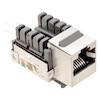 Модуль Keystone розеточный TERACOM PRO Cat.6 RJ-45 экранированный FTP 110 IDC 90 градусов